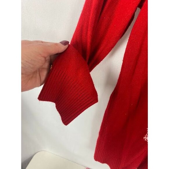 Lauren Scott Red Christmas Sweater Women's Large - Picture 3 of 6